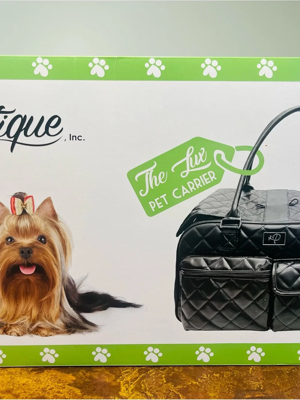NIB Petique The Lux Pet Carrier - Luxury Vegan Leather - PRICE FIRM